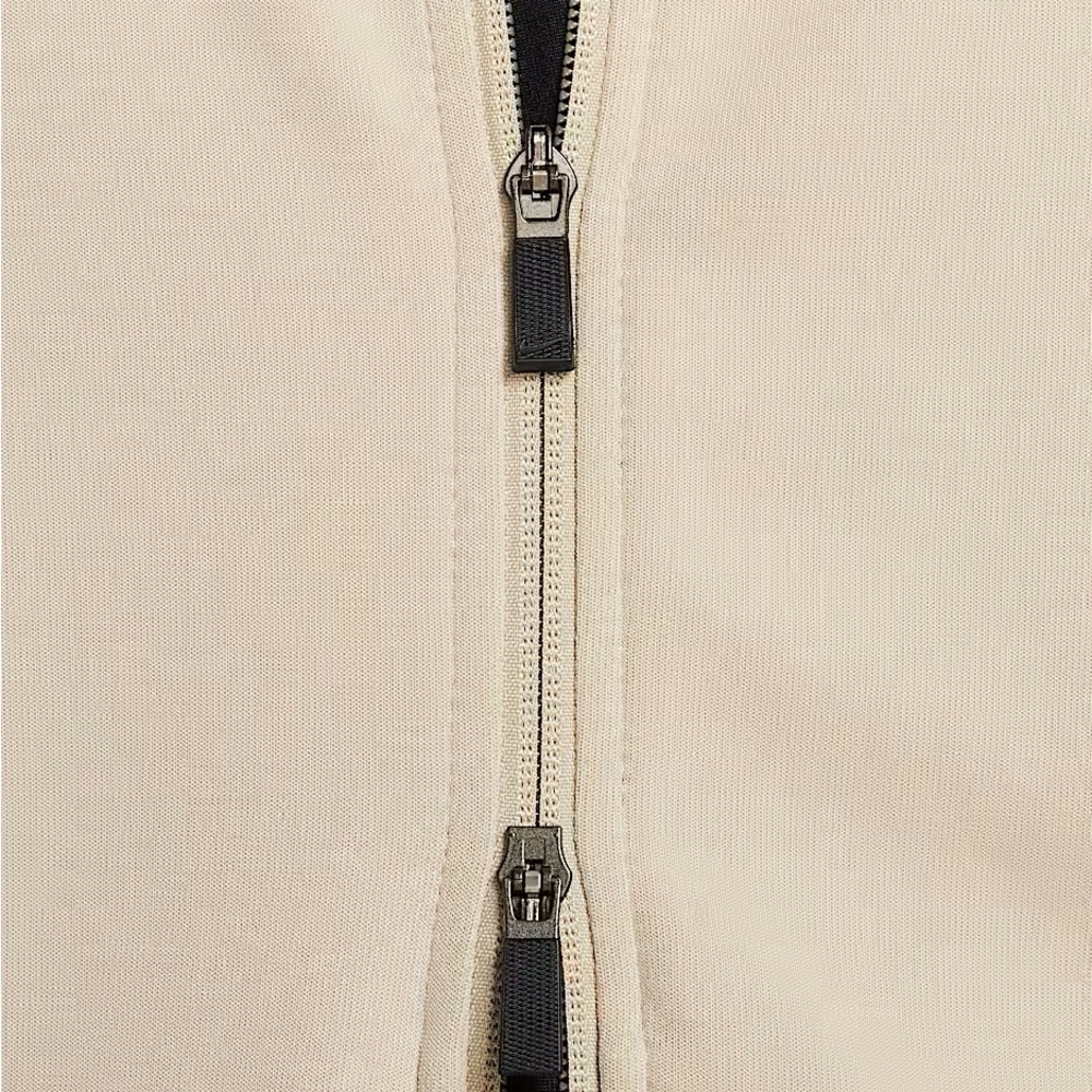NWT Nike Primary Fleece Dri-FIT UV Full-Zip Performance Hoodie Desert Khaki 3XL - Picture 6 of 8